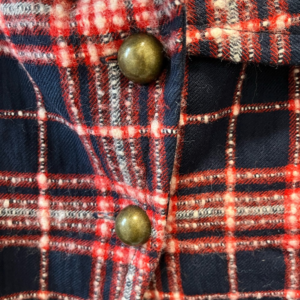 L.A.M.B. Red and Black Plaid Jacket - Picture 4 of 7